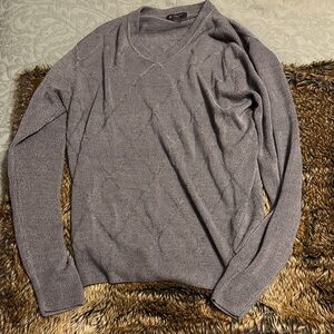 Dockers V-Neck Sweater in Heather Gray